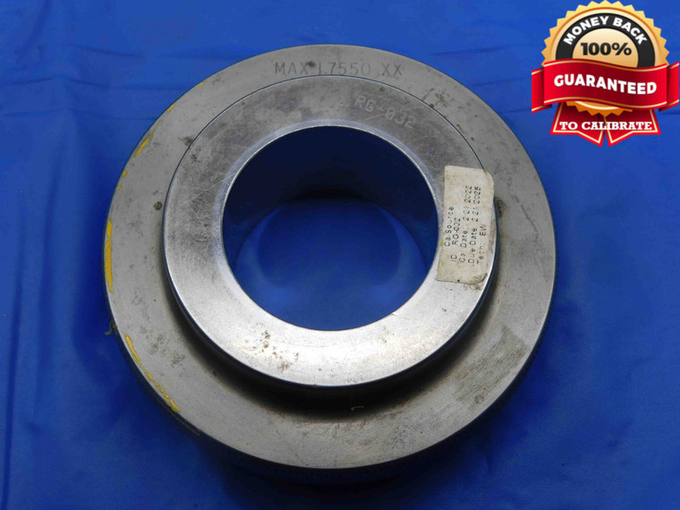1.7550 CL XX MASTER PLAIN BORE RING GAGE 1.7500 +.0050 1 3/4 44.577 mm 1.755 - DW26610BS3