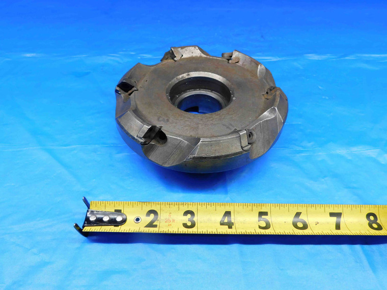 ISCAR 5" O.D. FACE MILL F45E-D5.0-1.50 1 1/2 PILOT 5/8 KEY HOLDS 6 INSERTS 5.0 - BR2889BS3