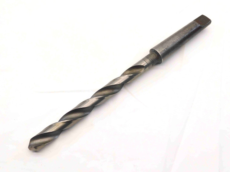 LATROBE 1/2 O.D. HSS TWIST DRILL BIT MORSE TAPER #2 SHANK 4 1/2 LOC .5 MT2 USA - BR2916BT2