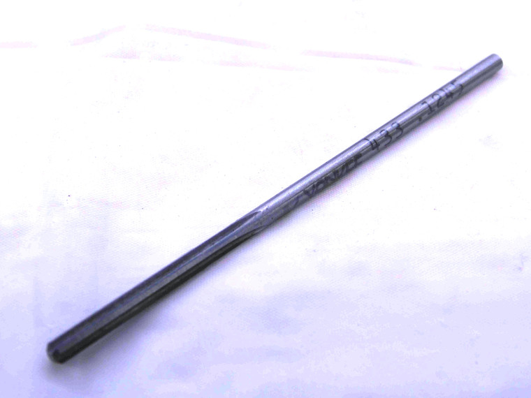 YANKEE 0.1245 O.D. HSS CHUCKING REAMER 4 FLUTE .1245 1/8 .1250 -.0005 UNDERSIZE - JC1285BS3