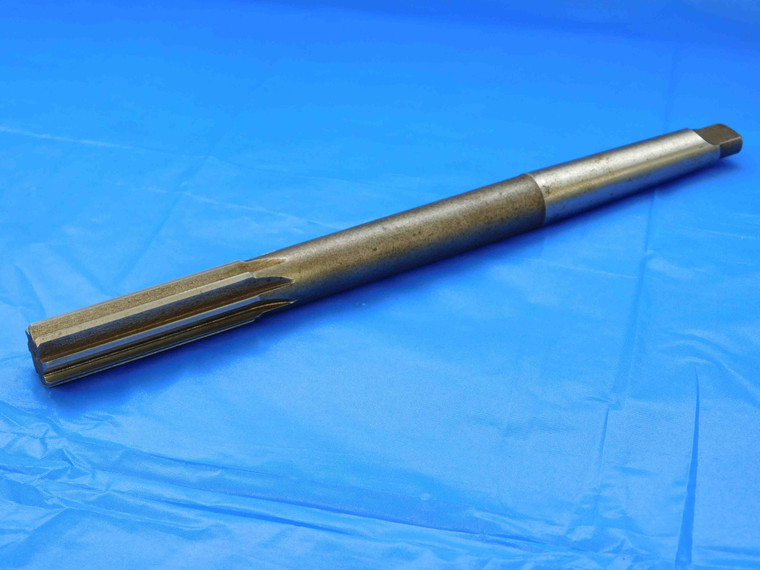 0.751 OD HSS REAMER MT2 SHANK 8 FL .751 .7510 3/4 .7500 +.0010 OVERSIZE 19 mm - JC1312BS3