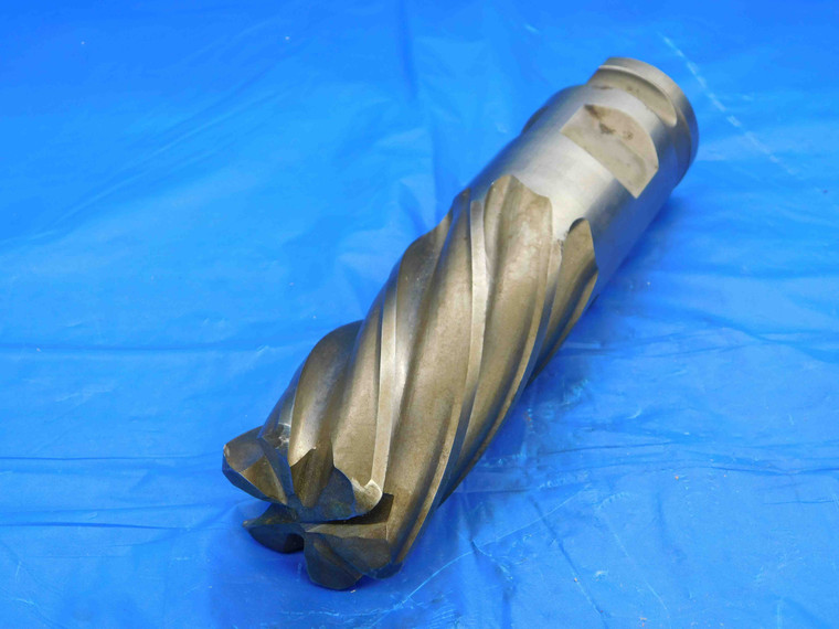 2" O.D. 4" LOC 8" OAL CORNER RADIUS HSS END MILL 2" SHANK 6 FLUTE 2.0 - CB1397BY2