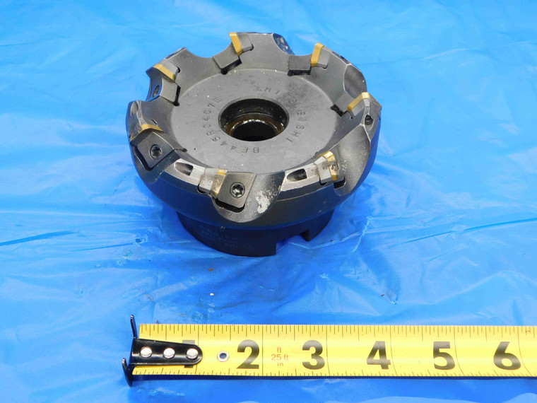 MITSUBISHI 4" O.D. FACE MILL BE445R0407E 1 1/2 PILOT 5/8 KEY HOLDS 7 INSERTS 4.0 - CB1427BP3