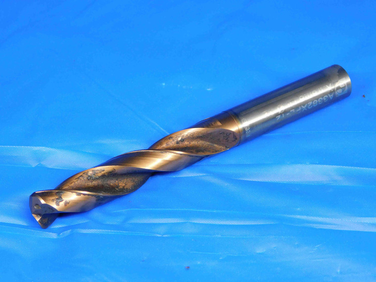 WALTER 12mm TiALN CARBIDE COOLANT THRU JOBBER TWIST DRILL BIT A3382XPL-12 - BR3007BP3