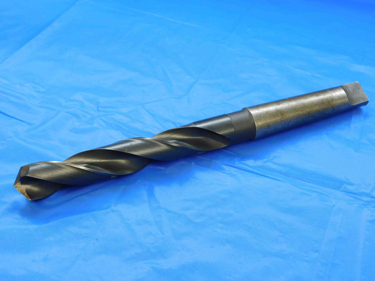 CLEVELAND 57/64 O.D. HSS TWIST DRILL BIT MORSE TAPER #3 SHANK .8906 MT3 USA MADE - JC1406CT2