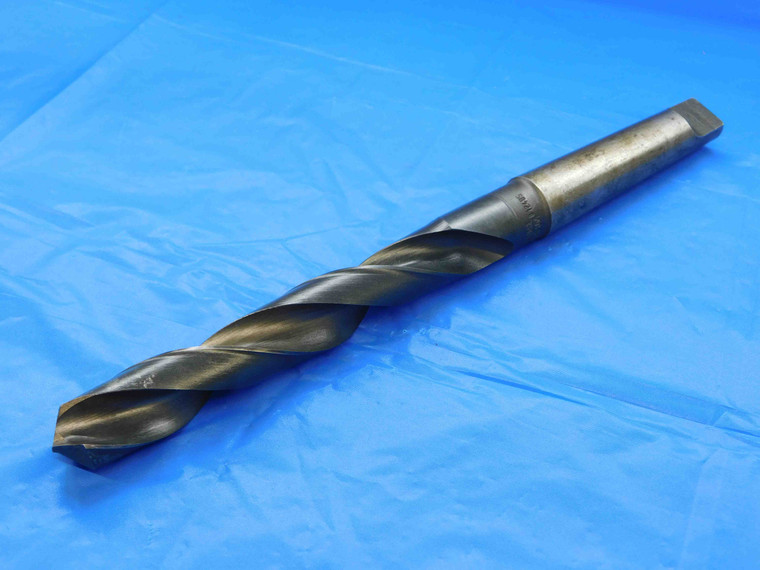 CLEVELAND 57/64 O.D. HSS TWIST DRILL BIT MORSE TAPER #3 SHANK .8906 MT3 USA MADE - JC1421CT2