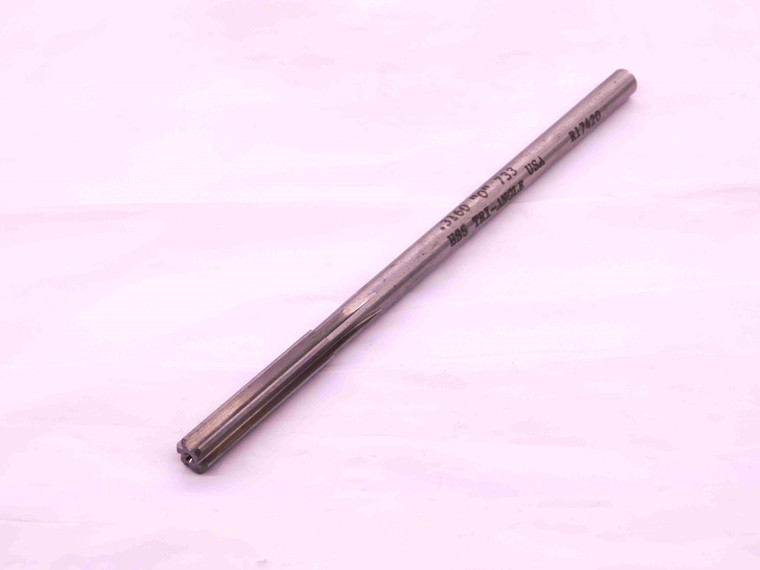 TRI ANGLE 0.316 OD HSS REAMER 6 FL .316 .3160 .3125 OVERSIZE LETTER O 8 mm USA - SR0144CP2