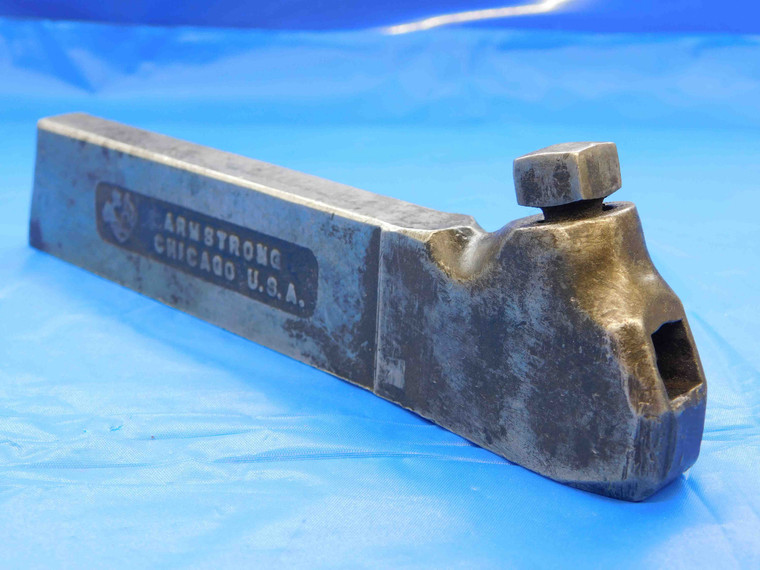 ARMSTRONG NO 2-S LATHE TURNING TOOL HOLDER ABOUT .58 X 1.31 SHANK 3/8 SLOT WIDTH