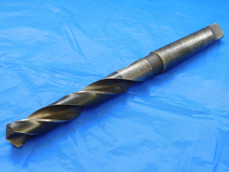 ATM 55/64 O.D. HSS TWIST DRILL BIT MORSE TAPER #3 SHANK 4 1/2 LOC .8593 MT3 - JC1453AB3