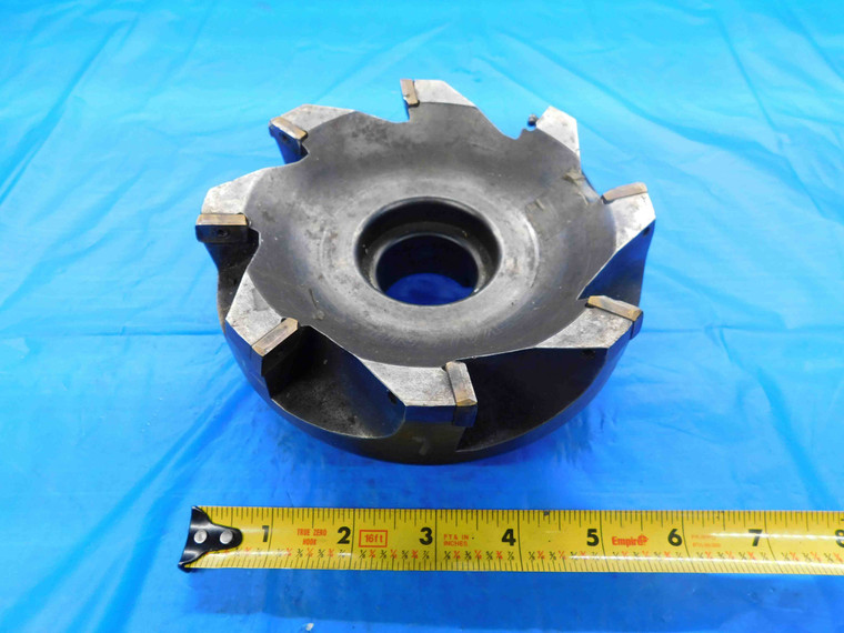 6" O.D. 90 DEG FACE MILL 1 1/2 PILOT HOLDS 8 INSERTS 6.0 INDEXABLE TOOLING - BT1936BS3