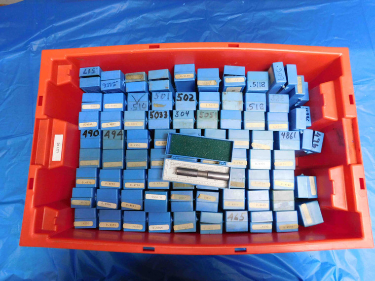 HUGE LOT OF DELTRONIC GAGE PINS VARIOUS SIZES BETWEEN ROUGHLY .4350 - .5170