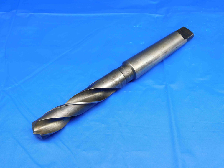 MORSE 53/64 O.D. HSS TWIST DRILL BIT MORSE TAPER #3 SHANK 3 3/8 LOC .8281 MT3 - BR3074AY3