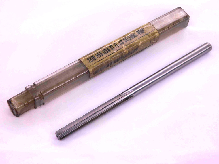 YANKEE 0.237 OD HSS REAMER 3 FL .237 .2370 15/64 .2500 -.0130 UNDERSIZE 6 mm - JC1539CP2