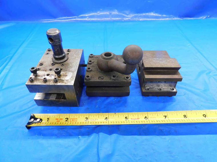 3pcs QUICK CHANGE LATHE HOLDERS FOR UP TO 3/4" SQUARE SHANK TOOLS 1" WEDGE WIDTH - BT1951BN3
