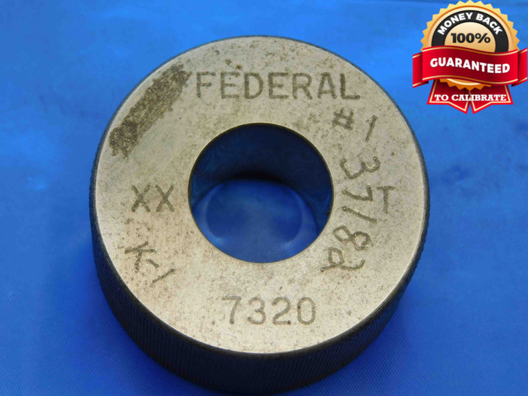 .7320 CL XX MASTER PLAIN BORE RING GAGE .7344 -.0024 47/64 18.593 mm .732 CHECK - JC1620BT3