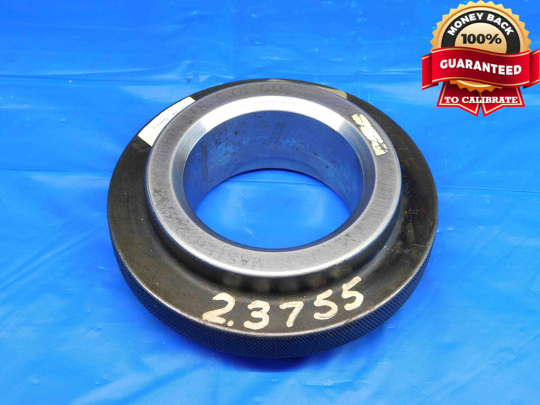 2.3755 CL X MASTER PLAIN BORE RING GAGE 2.3750 +.0005 OVERSIZE 2 3/8 60.338 mm - BR3271BT3