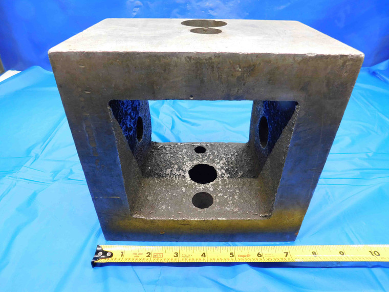 HOLLOW CUT STEEL LATHE BLOCK 7 1/2" X 5" X 7 1/4" OUTSIDE 5" X 4 1/2" INSIDE