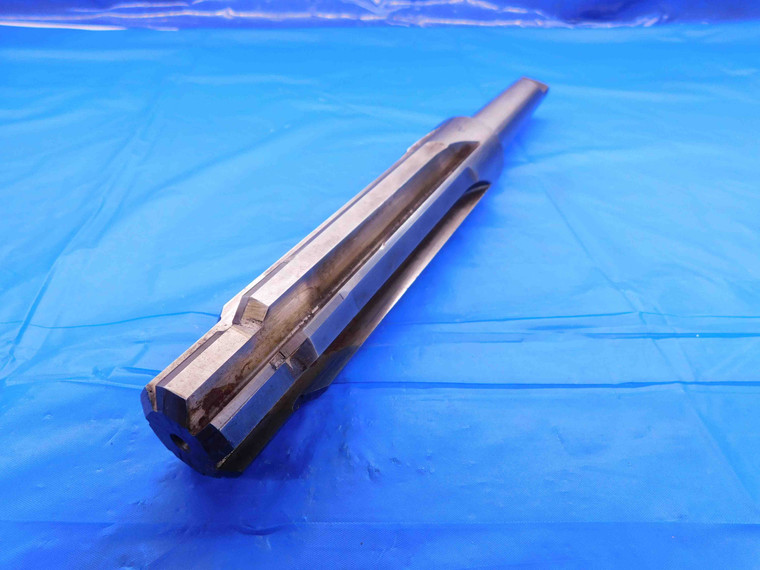 1 5/23 - 1 7/16 O.D. HSS CARBIDE TIPPED REAMER MORSE TAPER #3 SHANK 6 FLUTE MT3 - BT2132AR3