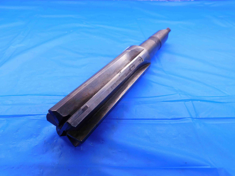 DR&T CO. 1 3/8 OD HSS CARBIDE TIPPED REAMER MT3 SHANK 6 FL 1.3750 ONSIZE 35 mm - BT2131AR3