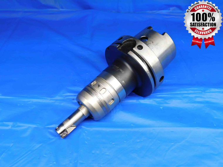 HSK100A 3/4 ID MILLING CHUCK TOOL HOLDER HSKA100MAXIN3/4X4.53 W/ 3/4 END MILL - BR3283BB3