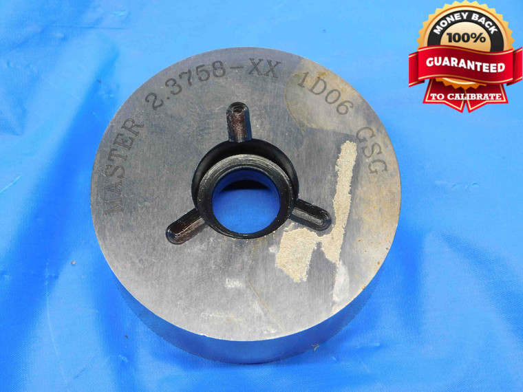 2.3758 CLASS XX PIN PLUG GAGE 2.3750 +.0008 OVERSIZE 2 3/8 60.345 mm INSPECTION - CB1889BT3