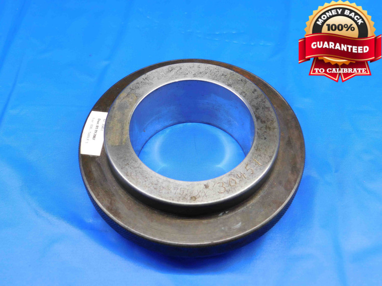 2.3755 CL XX MASTER PLAIN BORE RING GAGE 2.3750 +.0005 OVERSIZE 2 3/8 60.338 mm - BR3314BT3