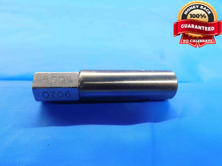 .5005 AIR PLUG GAGE .5000 +.0005 OVERSIZE 1/2 12.713 mm DP050-T2 INSPECTION - BT2204BT3