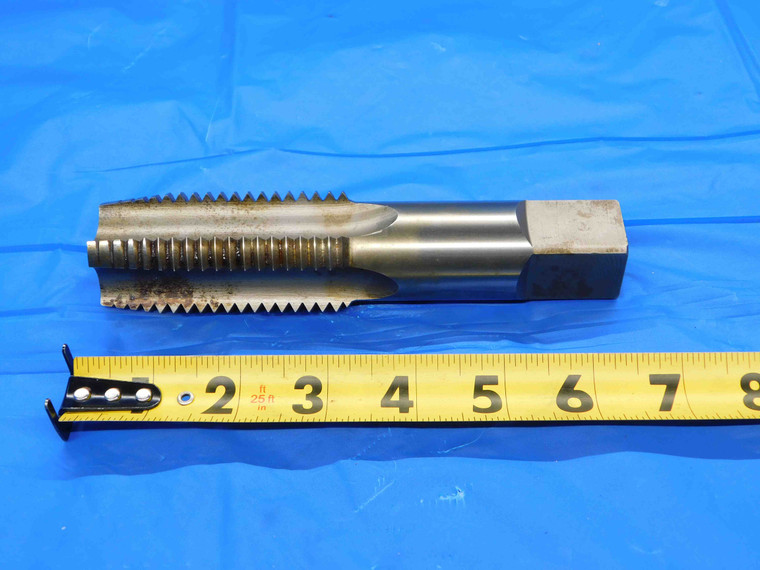 1 1/2 6 H4 HSS PLUG TAP 4 STRAIGHT FLUTE 1.5 USA MADE G NC MACHINIST TOOLING - CB2014AY3