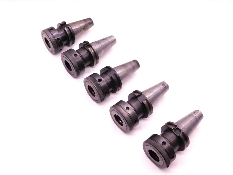 5pcs LOT OF CAT40 TG100 COLLET CHUCK TOOL HOLDERS 3" PROJECTIONS TG 100 ROUND - BT2322LVR
