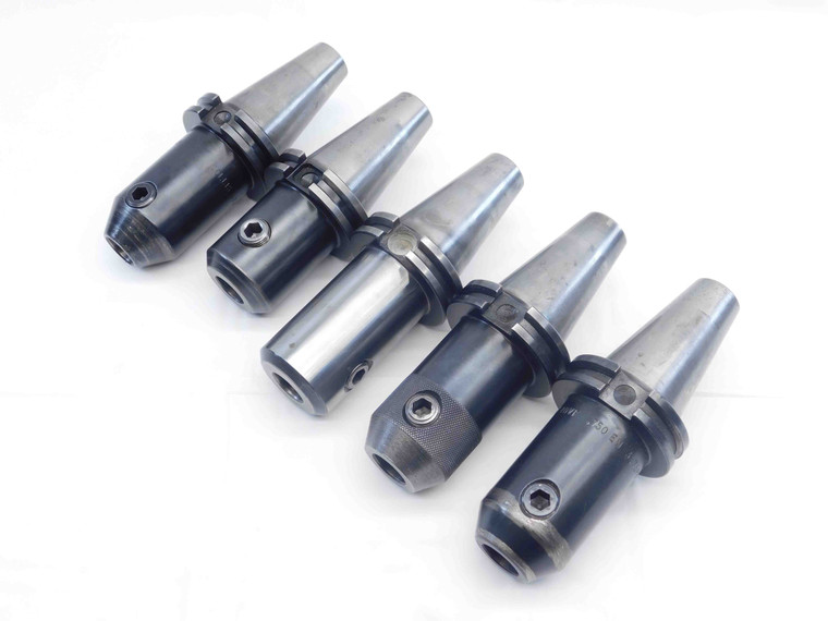 5pc LOT OF CAT40 3/4 ID SOLID END MILL TOOL HOLDER .75 3 3/4 PROJECTION USA - BT2324LVR