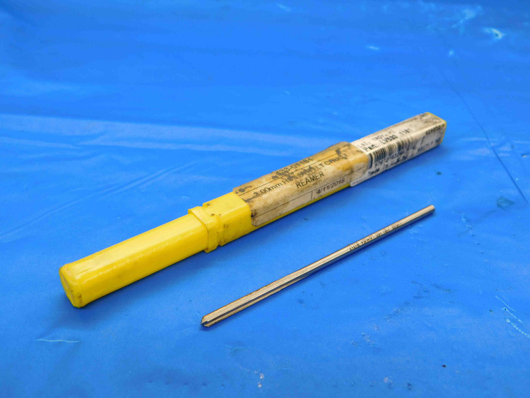 L&I 0.1181 OD HSS CHUCKING REAMER 4 FLUTE .1181 1/8 .1250 -.0069 UNDERSIZE 3 mm - CB2102AY3