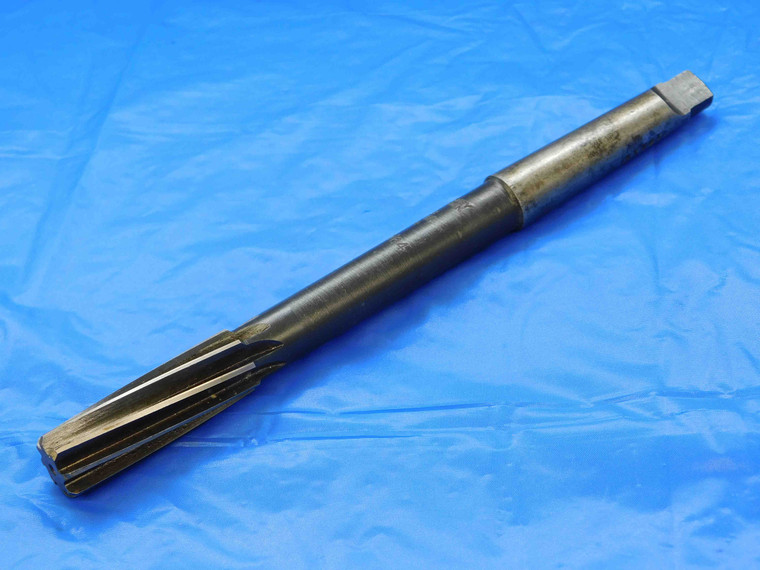 PRATT & WHITNEY 0.7344 OD HSS REAMER MT2 SHANK SPIRAL .7344 .7500 UNDERSIZE - JC1878AR3
