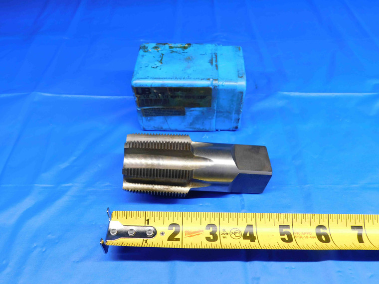 UNION BUTTERFIELD 1 1/2 11 1/2 NPTF HSS PIPE TAP 7 STRAIGHT FLUTE 1.5 USA MADE - AY3420AY3