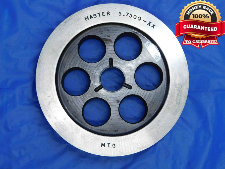 5.7500 CLASS XX MASTER SETTING DISC ONSIZE 5 3/4 146 mm 5.750 INSPECTION CHECK - SR0350BS3