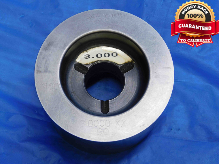3.0000 CLASS XX PIN PLUG GAGE ONSIZE 3.0 76.200 mm 3.000 INSPECTION CHECK - SR0361BS3