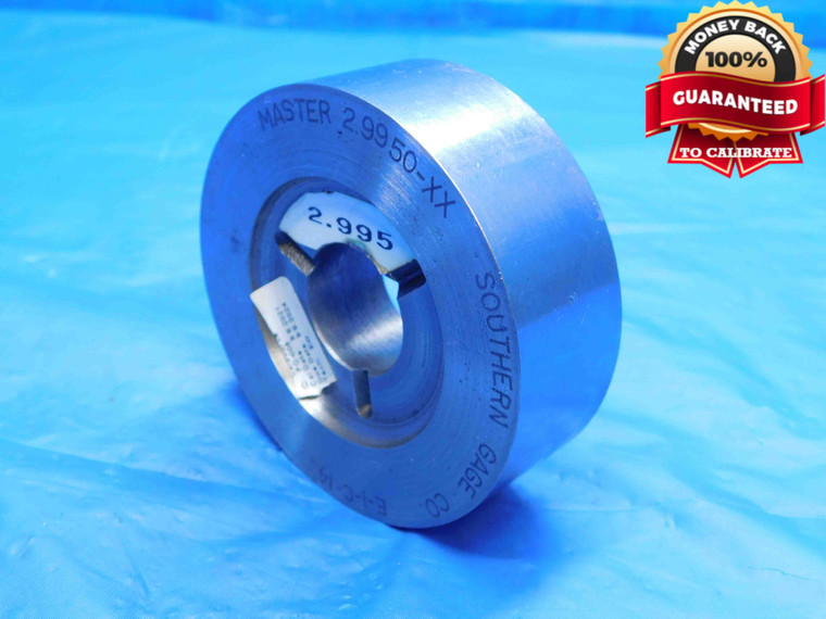 2.9950 CLASS XX MASTER SETTING DISC 3.0000 -.0050 UNDERSIZE 3.0 76 mm 2.995 - SR0363BS3