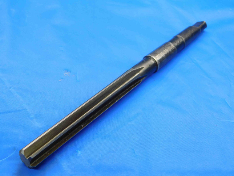 MORSE 0.4558 OD HSS REAMER MT1 SHANK 6 FL .4558 29/64 .4688 -.0130 UNDERSIZE - CB2184AR3