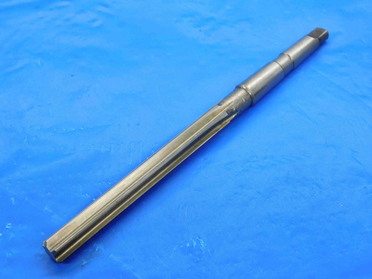 MORSE 0.4558 OD HSS REAMER MT1 SHANK 6 FL .4558 29/64 .4688 -.0130 UNDERSIZE - CB2202AR3