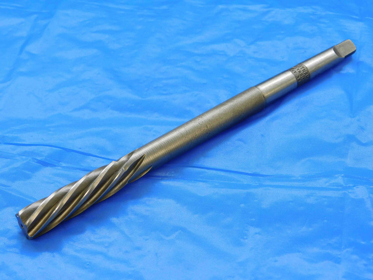 PUTNAM TOOL CO 9/16 OD HSS REAMER MT1 SHANK SPIRAL 6 FL .5625 ONSIZE - JC1923AR3