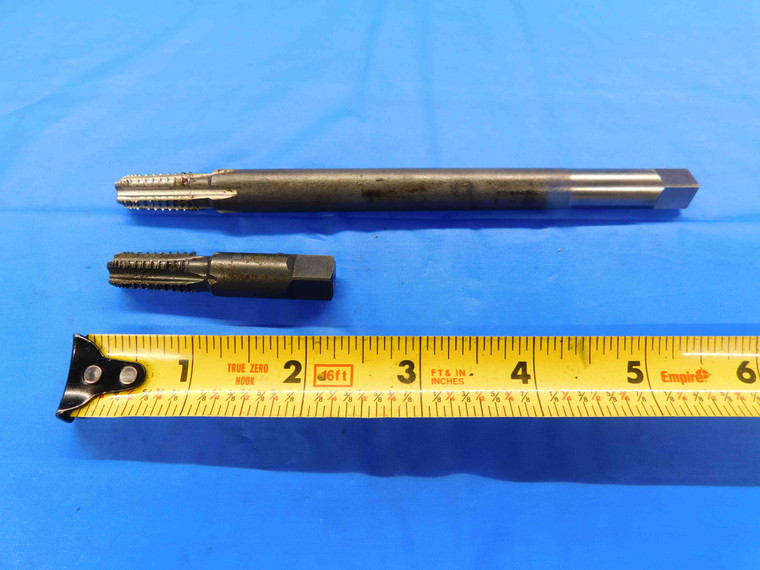 LOT OF 2 OSG HSS PIPE TAPS SIZES 1/8" 27 NPT INTERRUPTED TOOTH .125 ONE EXTENDED - BT2453AY3