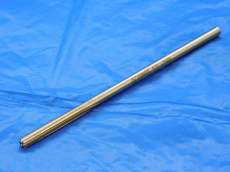 YANKEE 0.2478 O.D. HSS CHUCKING REAMER 6 FLUTE .2478 1/4 .2500 -.0022 UNDERSIZE - JC1979AD4