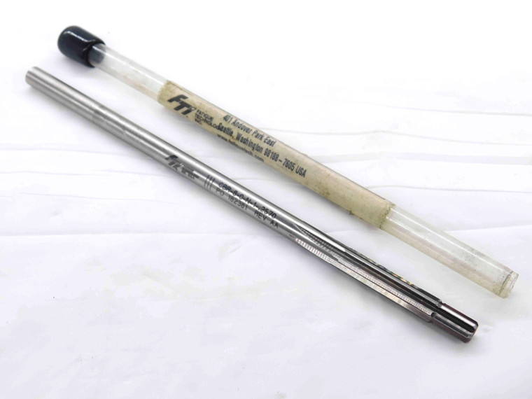 FTI 0.257 OD HSS REAMER 6 FL .257 .2570 1/4 .2500 +.0070 OVERSIZE LETTER F USA - CB2292AH4
