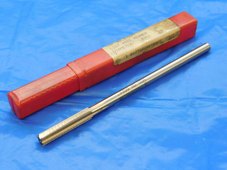 CLEVELAND 0.335 OD HSS REAMER 6 FL .335 .3350 11/32 .3438 -.0088 UNDERSIZE CNC - JC2020AY3