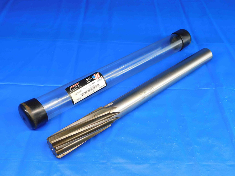 ALVORD POLK 25mm O.D. HSS CHUCKING REAMER SPIRAL 10 FLUTE .9843 .9843 USA MADE - BR3556BR3