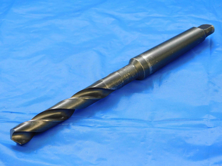 CLEVELAND 17/32 O.D. HSS TWIST DRILL BIT MORSE TAPER #2 SHANK .5312 MT2 USA - JC2048AY3