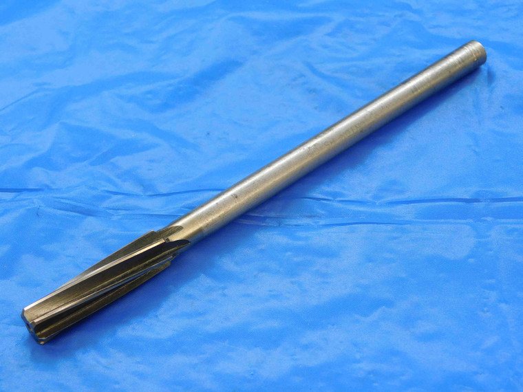UNION 15/32 O.D. HSS CHUCKING REAMER SPIRAL 6 FLUTE .4687 ONSIZE CNC MILLING KM1 - JC2066AY3