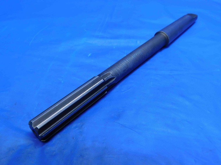 W&B 0.6285 OD HSS REAMER MT2 SHANK 8 FL .6285 5/8 .6250 +.0035 OVERSIZE 16 mm - SR0373AR3