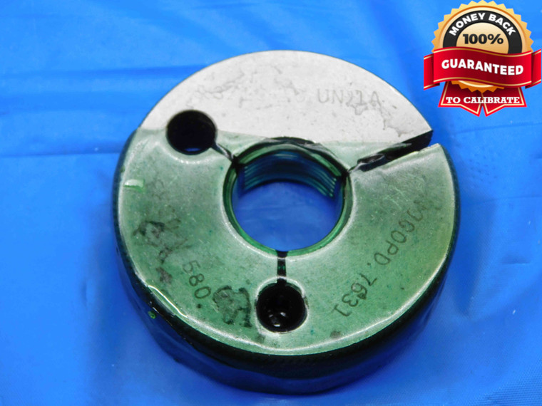 13/16 16 UN 1A THREAD RING GAGE .8125 NO GO ONLY P.D. = .7631 INSPECTION CHECK - DW26827LVR