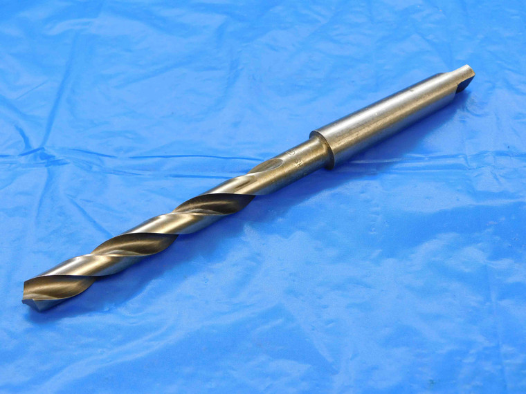CHICAGO LATROBE 33/64 O.D. HSS TWIST DRILL BIT MORSE TAPER #2 SHANK .5156 MT2 - JC2087AY3