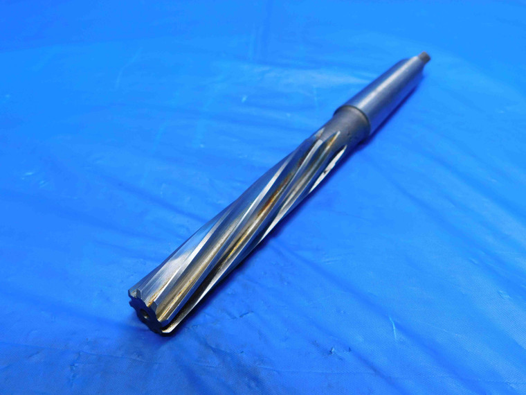 DETROIT 0.6214 OD HSS REAMER MT2 SHANK SPIRAL 8 FL .6214 .6250 UNDERSIZE CNC - SR0382AR3